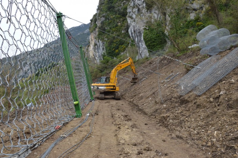 Direzione Tecnica per allestimento di Barriere Paramassi