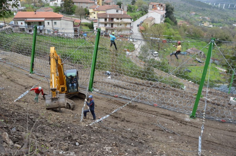 Direzione Tecnica per allestimento di Barriere Paramassi