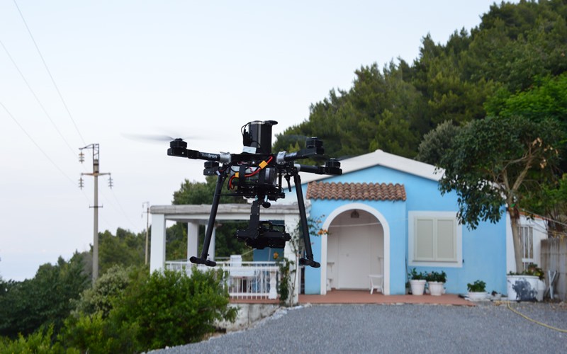 Volo con UAV professionale Italdron
