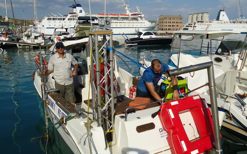 rilievi combinati laser scanner multibeam